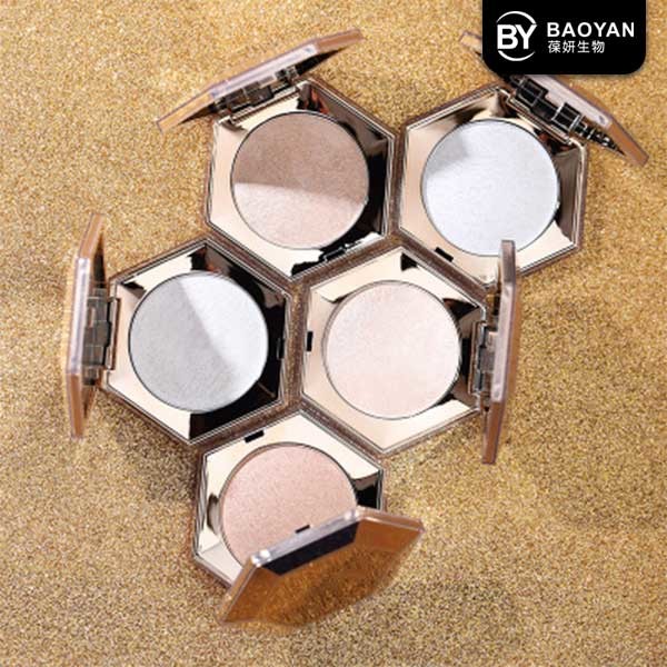 Засаженный Highlighter макияжа стороны, метка частного назначения отжал порошок Highlighter