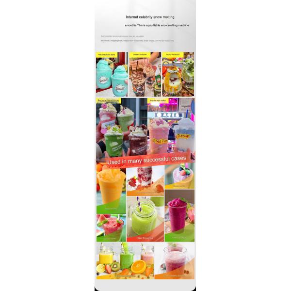POM Material Slush Machine -10- 5°C PC Explosion-proof for Refrigeration Range Sale