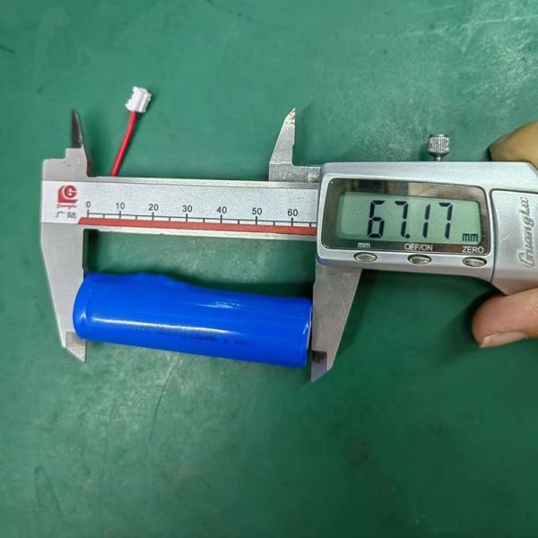 3.7V 1200mAh 18650 Lithium-ion Battery Pack with PCB Protection for Power Tools and Electronics