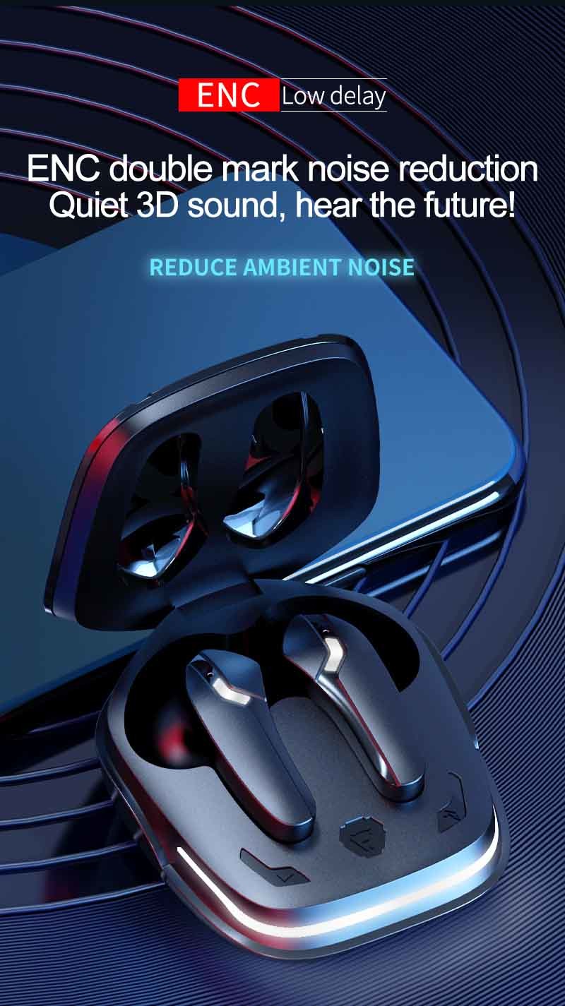 Шум наушника Джерри 6976 HI умный отменяя Bluetooth Earbuds F69