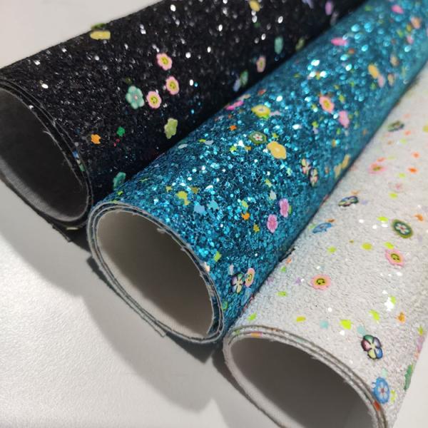 Shoes 54/55' Abrasion Resistant 1.1mm Glitter Fabric Roll