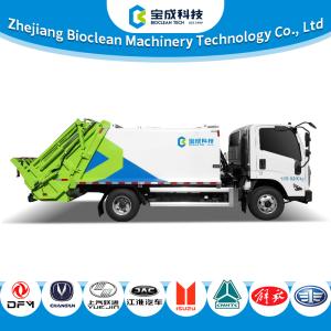 8TONS Strong Power Compressed Garbage Truck Trash Compactor CE/ISO 9001/EPA