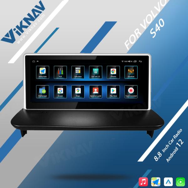Rádio de carro Android Áudio de carro Volvo S40 C30 XC90 2004-2013 Autoradio estéreo
