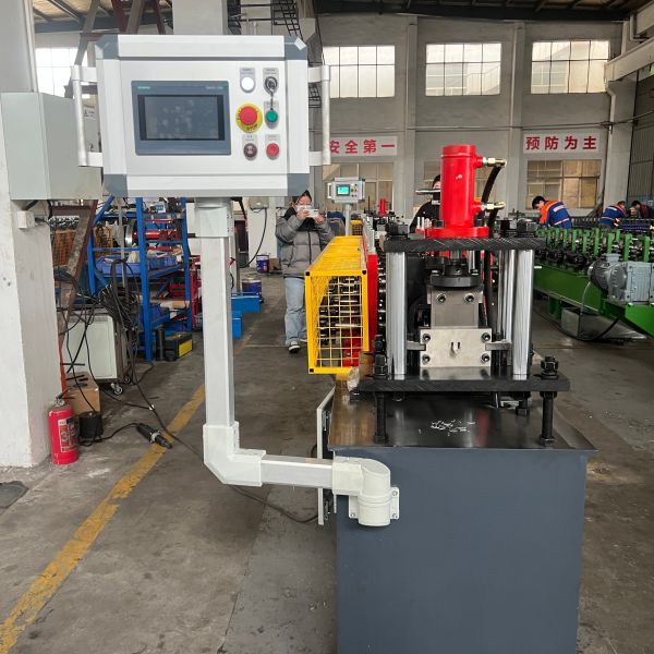 High Precision 0.6-1.2mm V Profile Roll Forming Machine Thickness 0-12m/min Speed Galvanized Steel