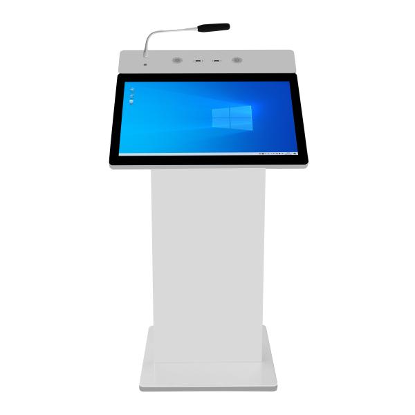 Intel i5 6th Smart Lectern with 23.6inch Touch Monitor Podium and 350nits Brightness