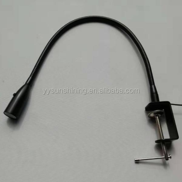 30*30*580MM Color Temperature 3000K-6500K Clip LED Gooseneck Study Table Lamp for Work