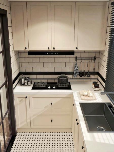 Home Furniture Kitchen Cabinets With  MDF Door Material