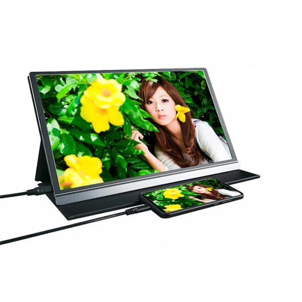178 Degree View Angle Weight 709g 15.6 Portable Desktop Monitor