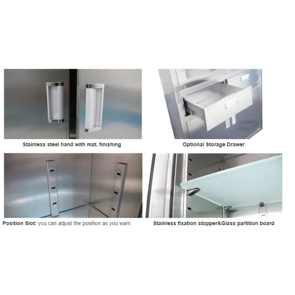 SUS304 Stainless Steel Medical Cabinet with Adjustable Separating Board and Industry Compliant Gap Standard for Operating Theater