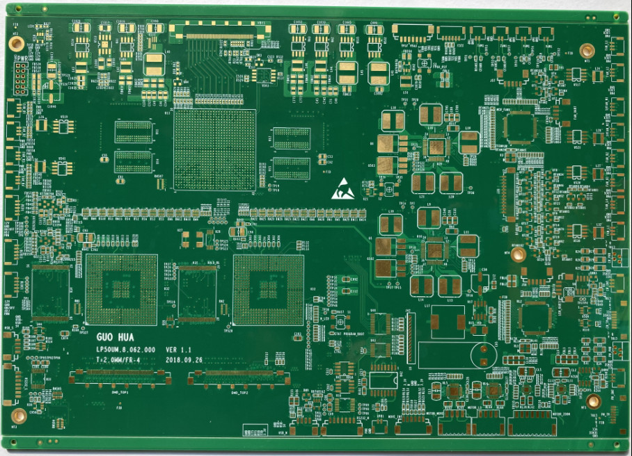 заканчивать и 200X300mm PCB золота погружения толщины 1.2mm