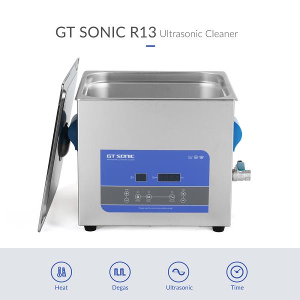 200W Ultrasonic Parts Cleaner For Fruits And Vegetables 13L For Industrial Parts Carburetor