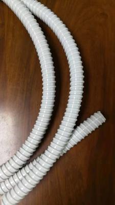 PVC Reinforced Corrugated Flexible Tubing Protective Sleeve Hose For Fiber Cable