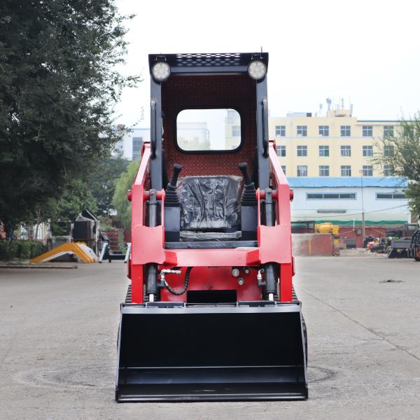Diesel EPA CE Approved Track Skid Steer Loader Mini Pale Compatte Cingolate with Forestry Mulcher Attachments