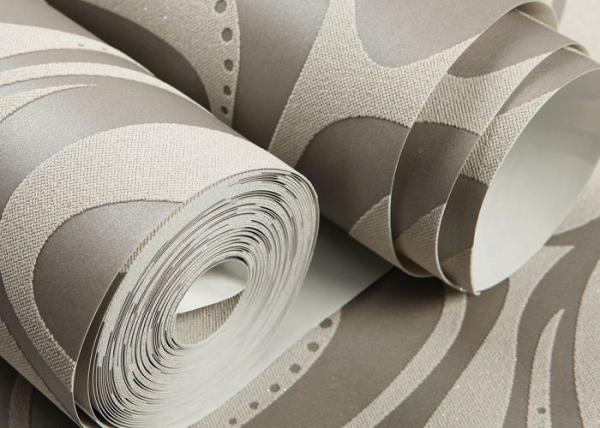 Nonwoven Modern Removable Wallpaper For Bedding Room With Foam