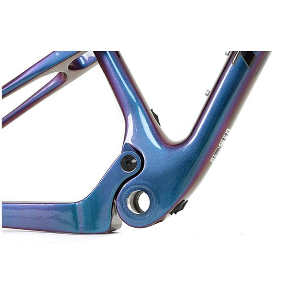 Удар 165*38*22mm рамки волокна MTB углерода T900 перемещения 120mm задний