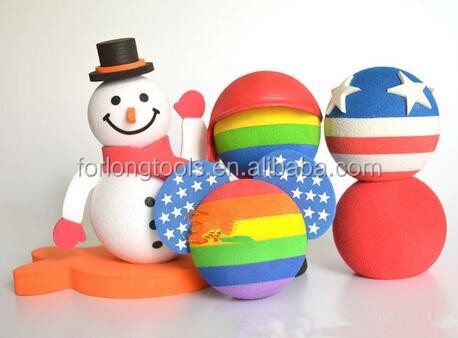 Año Universal 50mm Car Antenna Topper Ball Adaptación personalizada Juegue bola de espuma EVA Blanda para todos los vehículos