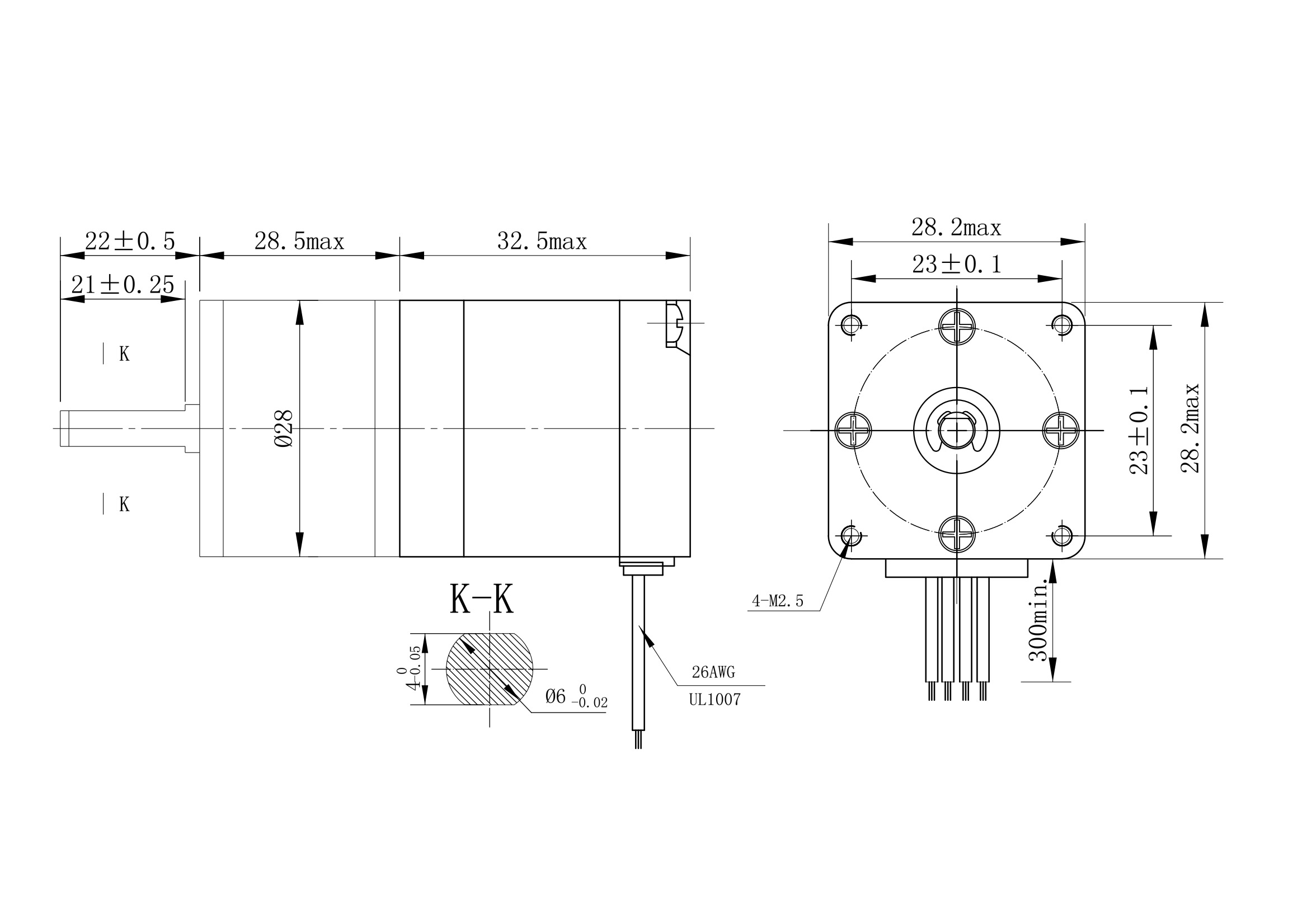 Мотор 28mm микро- коробки передач Stepper 600 см g 0,05 градуса 4,22 v 0.67A nm 1,8