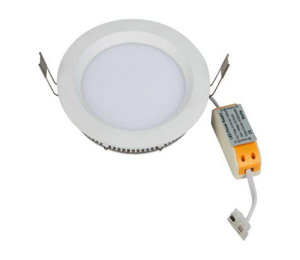 Plastic Recessed LED Downlight EPISTAR 110V -220V CE / ROHS / IEC Listed