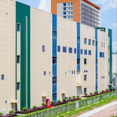 High Impact Resistance Prefabricated Steel Buildings Uniform Color Consistency
