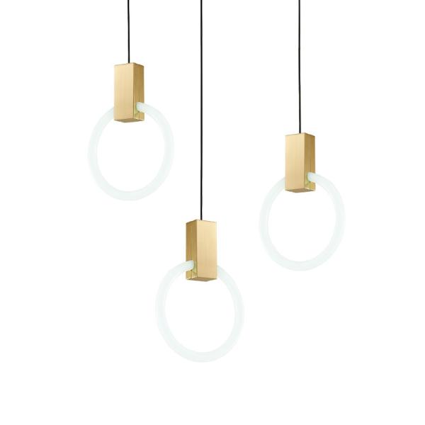Unusual Acrylic Contemporary pendant lights Circle Lampshade For indoor home Lighting