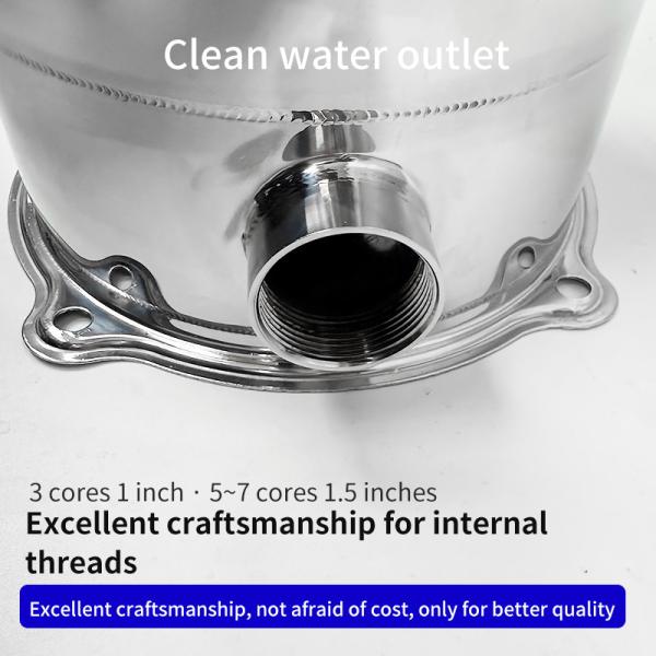 Commercial Stainless Steel Water Filter Industrial Bag Type Heat Resistant