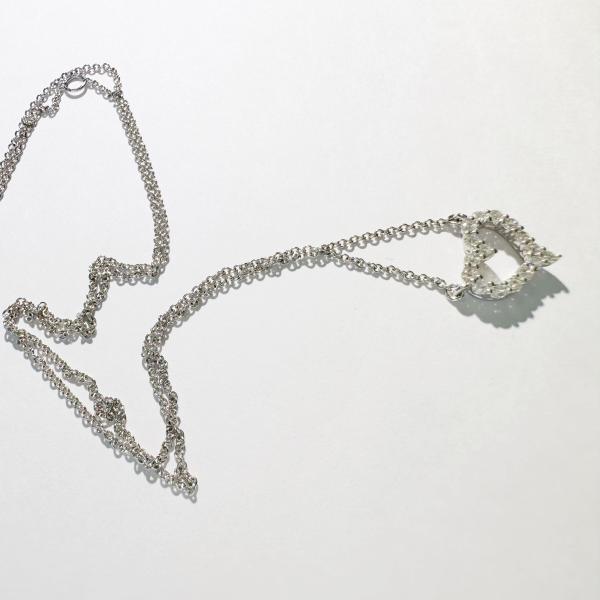 Customized Luxury 18K Gold Heart-Style Pendant Handmade Diamond Necklaces for Women for Anniversary Wedding Banquet
