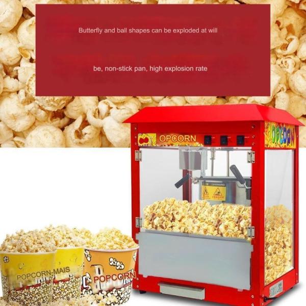 500*300*600 Most Popular Popcorn Making Machine for Raw Material Corn Oil Sugar