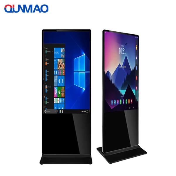 4K Resolution Bank Digital Signage with Interactive Touchscreen and Android/Windows System