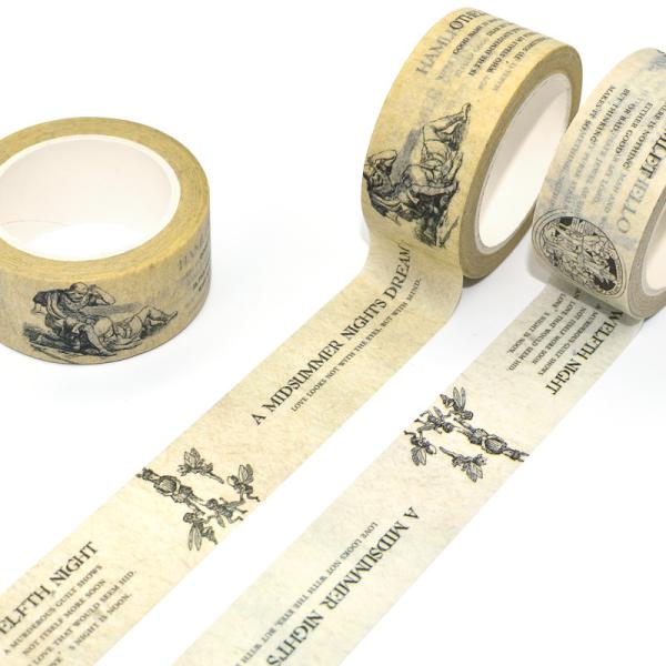 Лента для маскировки бумаги Washi Washi связывает изготовленный на заказ распределитель тесьмой печатая ленту для маскировки Washi для ребенка