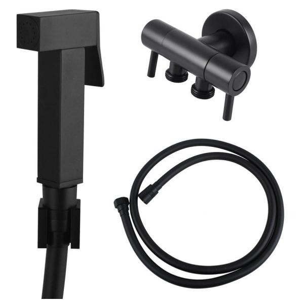 Hand Held Toilet Shower Head Douche Bidet Spray With PVC Water Hose for Modern Bathroom