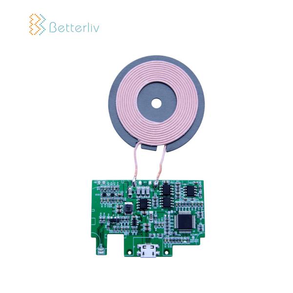 Small Qi Transmitter Module , Wireless Transmitter Module PCBA