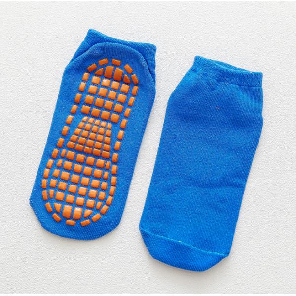 Safety Kids Trampoline Socks Anti-Skid Non Slip Grips Socks With Rubber Design
