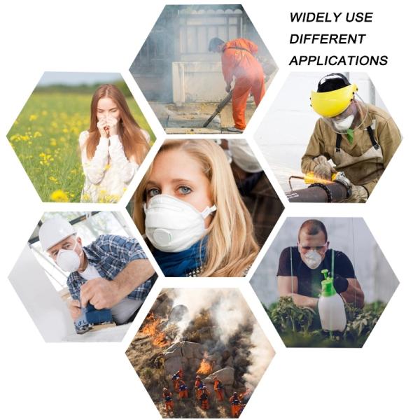 Paint Spraying Disposable Breathing Mask CE Approval For Construction
