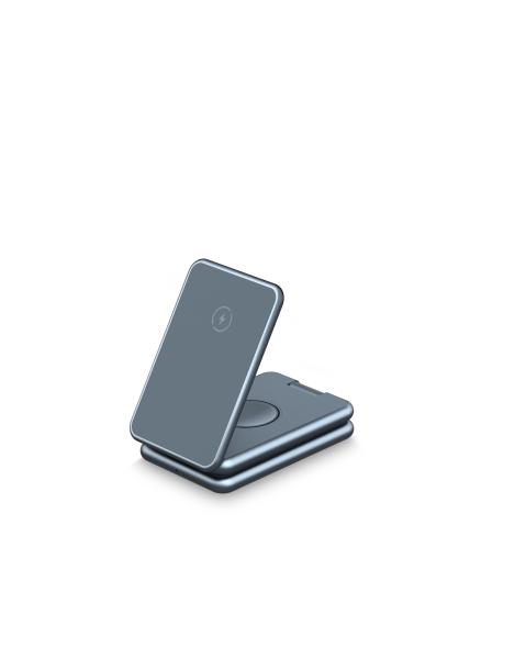 AK09 New Wireless Fast Charger Support Apple Phones And Samsung Phones  , 15W Portable Phone Charging Stand