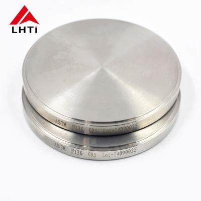 Gray Round Stamping Titanium Disk de prata laminado GR1 GR2