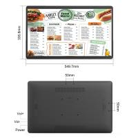 Led Menu Counter Display Restaurant Ordering System Cash Register Pos Cashier Machine Billing Machine Interactive Screen