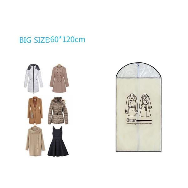 Bolsos plásticos no tejidos plegables de la limpieza en seco del cierre en la parte superior del bolso del almacenamiento de la ropa