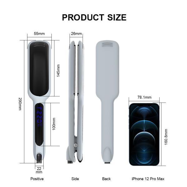 керамический ультракрасный раскручиватель волос 60W с экранным дисплеем LCD