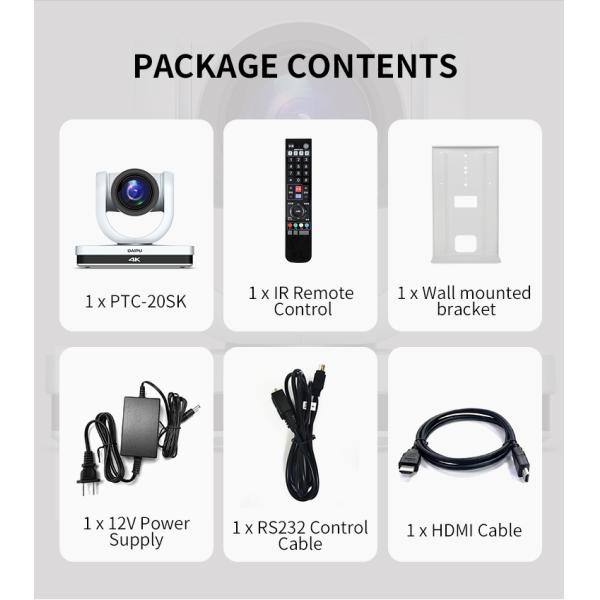 PTC-20SK HD-MI 3G-SDI USB PTZ Camera for Professional Broadcasting and Live Streaming