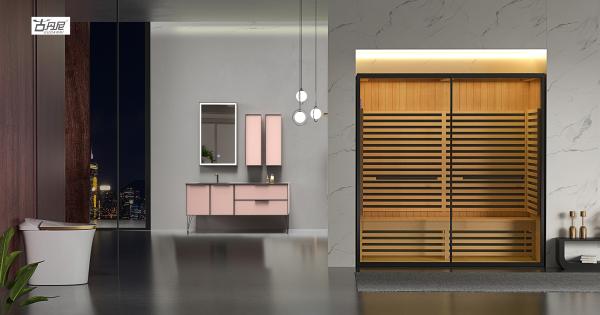 Hydrogen-rich Dry Solid Wood Far Infrared Sauna Room