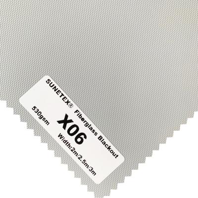 Shades Blinds PVC Plus Fiberglass Blackout Curtain Fabric Roll For Curtain