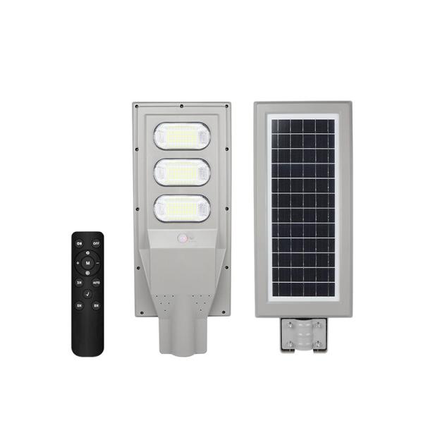 Waterproof Solar LED Street Light 100W Aluminum All In One LiFePO4 Battery 170lm/W