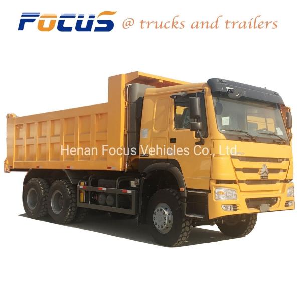 HOWO A7 10 12 Wheels 30t 40t off Road Mining Quarry Sand Articulated Tipping Lorry End Dump Truck