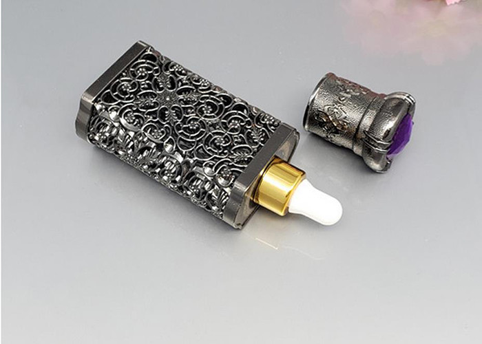 Декоративные стеклянные флаконы духов 10ml плоско формируют модное возникновение