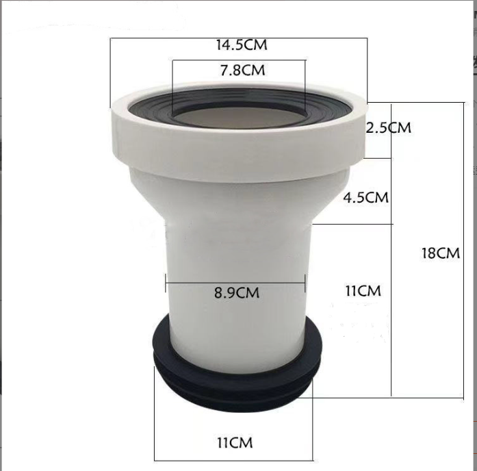 High-Quality Modern Waterproof PP Material Toilet Faucet Connection Part For Bathroom Pipe Replacement Component