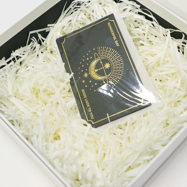 Hot Stamping Recyclable 157g 1.5mm Art Paper White Rectangle Box
