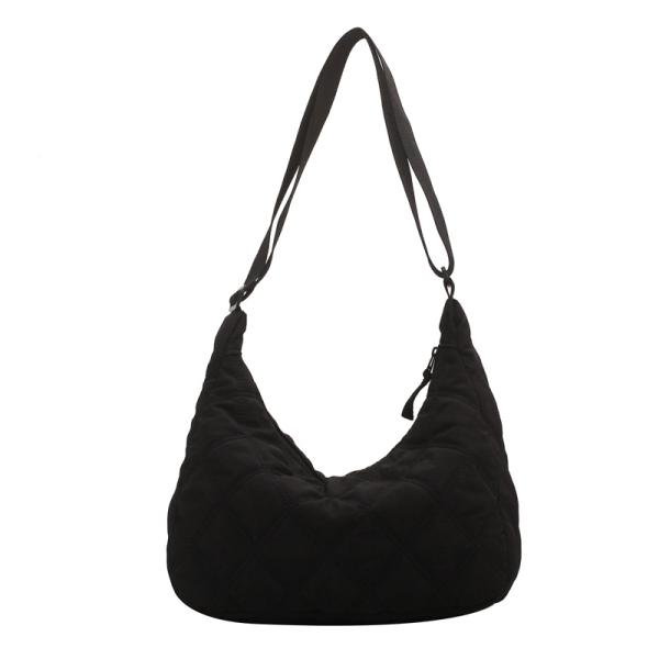 Winter messenger bag women dumpling bag lightweight small shoulder armpit  bag