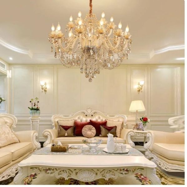 New Luxury K9 Modern Crystal Lustres De Cristal Lamps Chandeliers Sterling Chandelier（WH-AP-649）