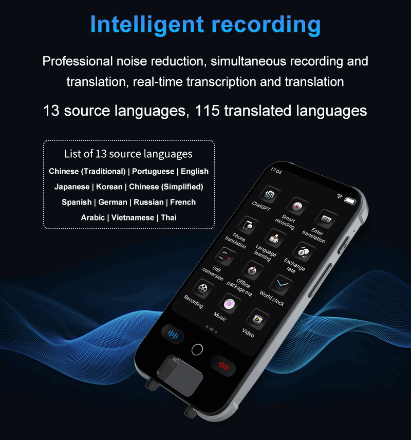 Portable Smart Translation Machine 148 Languages Real Time Language Translation Scanner