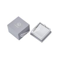 Caja de embalaje de collar personalizado cubierto de tela con inserción de suéter